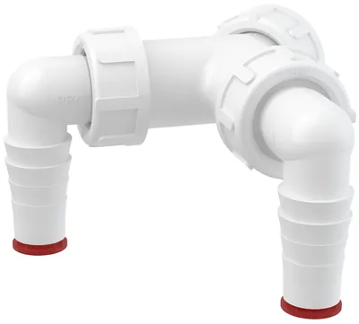 Produktbild von Wasch-/Geschirrspüleranschluss, doppelt, 1"", für Schlauch 17-23 mm