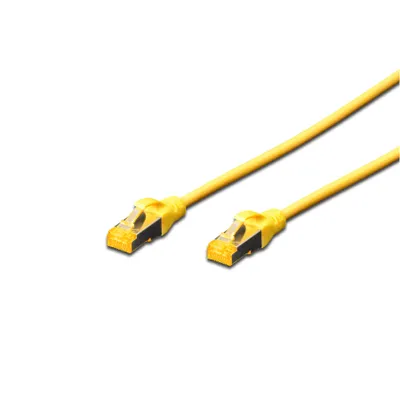 Produktbild von Digitus CAT 6A S/FTP Patchkabel, 15 m, Cat6a, S/FTP (S-STP), RJ-45, RJ-45, Gelb