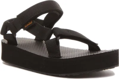 Produktbild von Teva Midform Universal K der Haken und Schleife Riemen Sandalen Schwarz – 12 Großbritannien - 31 EU - 13 USA / Schwarz