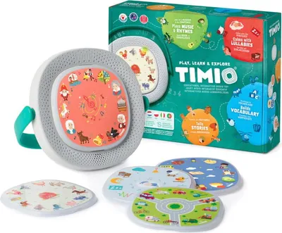 Image de Kit de démarrage TIMIO + 5 disques - un jouet interactif pour apprendre les langues étrangères