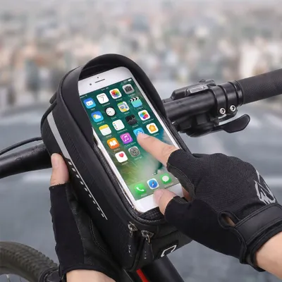 Produktbild von Fahrradtasche, Wasserdichte Fahrradtasche, Etui, Hülle, Handyhalterung