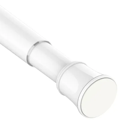 Image de Tringle à rideau extensible sans perçage, idéale pour les salles de bain et les chambres