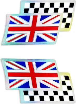 Produktbild von Sticker 3D Flagge Vereinigtes Königreich Schach HQ, 25 x 40 mm