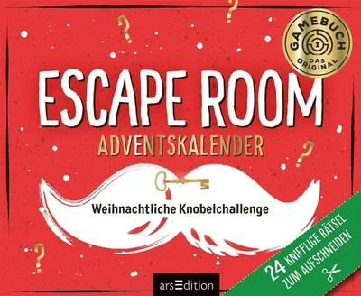 Produktbild von Escape Room Adventskalender. Weihnachtliche Knobelchallenge