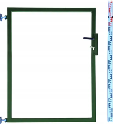 Produktbild von Gartentor - Rahmen für Zaunlatten und Paneele 120 cm Grün RAL6005 | Zaunlatten RAMA
