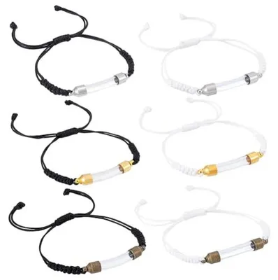 Produktbild von Armband Set mit Glasflacon - DIY Erinnerungsarmband - Modell BJEW-PH01888-EU