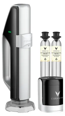 Produktbild von Coravin Weinlagersystem, Komplettset, Schwarz/Silber