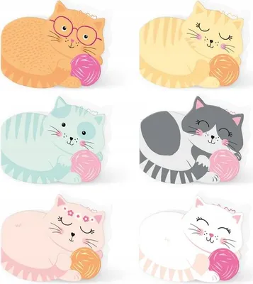 Obrázek produktu pro Pozvánky na oslavu s obálkami CATS Kittens narozeninová oslava 6 ks.
