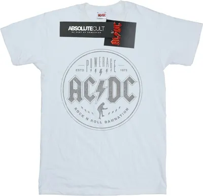 Produktbild von AC/DC - "Rock N Roll Damnation" T-Shirt für Damen BI5303 (M) (Weiß)