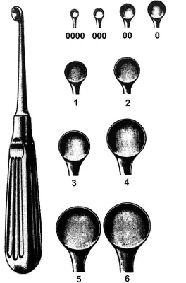 Image de Cuillère à os de type Bruns - 2 mm