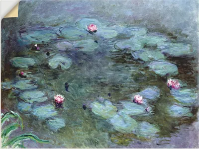 Produktbild von ARTland Wandbild, selbstklebend Nymphéas. 1914-17 Größe: 80x60 cm