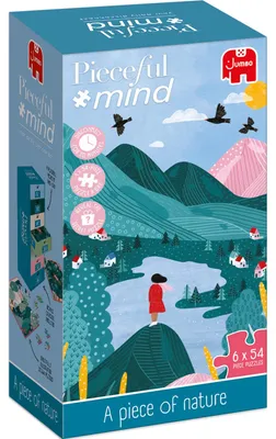 Produktbild von Jumbo Pieceful mind - A piece of nature, 54 Stück(e), Landschaft, 14 Jahr(e)