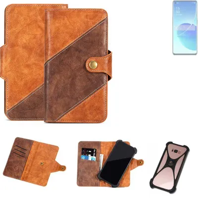 Produktbild von K-S-Trade Handyhülle Schutzhülle Bookstyle Case Wallet-Case kompatibel mit Sharp Aquos R8s Cover Klapphülle Kantenschutz Smartphone dunkelbraun