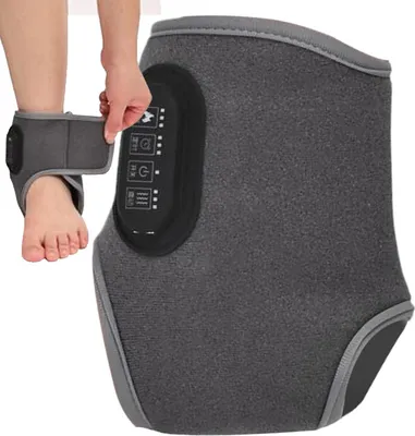 Produktbild von Fußmassagegerät,Beheizte Knöchelbandage mit Vibration, 40–60°C Heizstufen, 3000mAh Akku, Timer