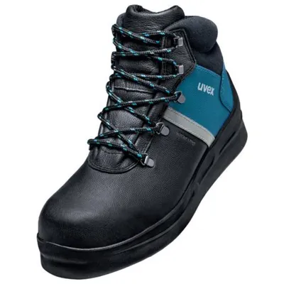 Produktbild von uvex 3 asphaltpro Stiefel S3 schwarz, blau Weite 12 Gr. 47