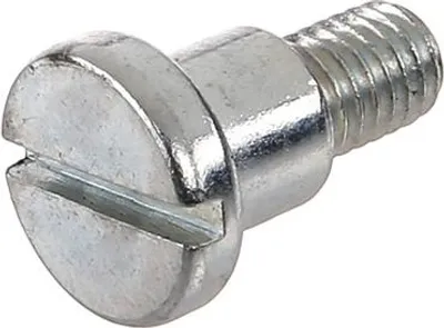 Produktbild von Flachkopfschraube Schlitz, mit Ansatz M5x6 - DIN923
