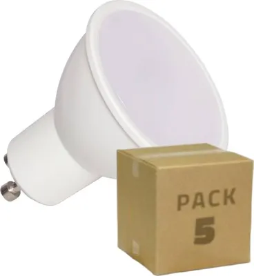 Produktbild von 5er-Pack LED-Glühbirnen 12/24 V GU10 6W 600lm No Flicker 6500K Kaltweiß
