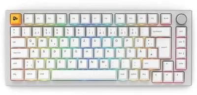 Zdjęcie produktu dla Glorious GMMK Pro 75% Klawiatura Mechaniczna Biała ISO