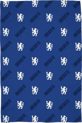 Obrázok produktu pre Chelsea FC - deka s geometrickým vzorom, fleece AG3916 (jedna veľkosť) (modrá)