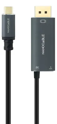 Imagen del producto de Nanocable Cable USB-C/M-DP/M+USB-C/H PD 1.8M