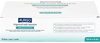 Zdjęcie produktu dla Przylepiec Urgomull bez lateksu 6 cmx20 m 6 szt