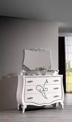 Image de Sideboard Commode Designer Armoires de Luxe Bois Blanc Commodes Modernes Nouveau