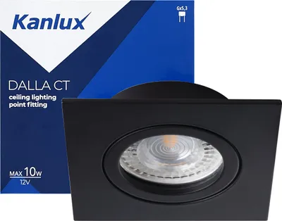 Obrázok produktu pre Kanlux S.A. 22433, GX5.3, IP20, Čierna