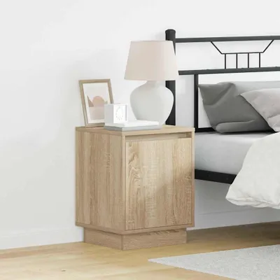 Produktbild von vidaXL Nachttisch Sonoma-Eiche 39 x 34,5 x 50 cm Holzwerkstoff