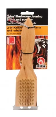 Obrázok produktu pre BBQ COLLECTION Kefa na gril s škrabkou