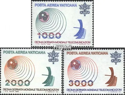 Produktbild von Briefmarken Vatikanstadt 1978 Mi 723-725 (kompl.Ausg.) postfrisch Fernmeldewesen