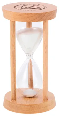 Produktbild von Holz-Sanduhr - 5 Minuten Laufzeit - Dekorativer Küchentimer für Küche und Büro