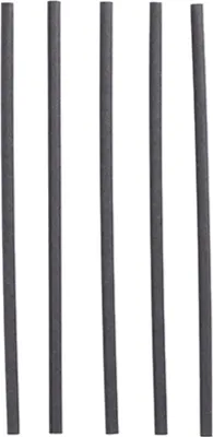 Produktbild von PAPSTAR Papier-Trinkhalm "pure" 200 mm schwarz 100 Stück