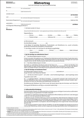 Immagine prodotto di sigel Vordruck "Mietvertrag", A4, 6-seitig - für den Markt: D - 25 Stück (MV469)