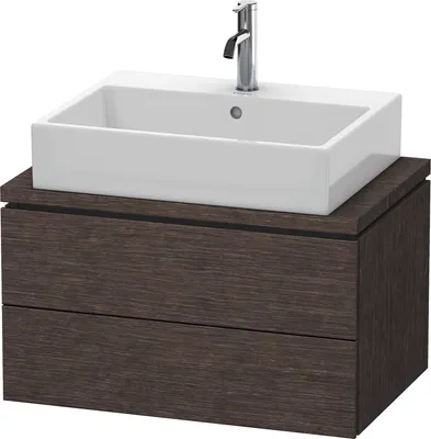 Produktbild von Konsolenunterschrank L-CUBE 400x720x477mm eiche dunkel gebürstet eiche dunkel gebürstet