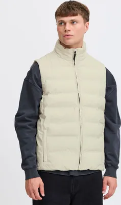 Obrázek produktu pro !Solid SDMilas Pánská vesta Prošívaná vesta Outdoorová vesta se stojáčkem Ochrana brady Kapsy na zip Regular fit