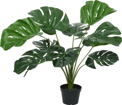 Produktbild von Kunstpflanze Monstera im Topf 66cm grün