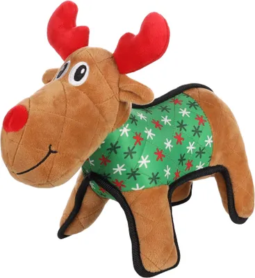 Immagine prodotto di Fenicottero giocattolo per cani Xmas Quilty renna marrone