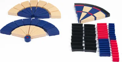 Produktbild von Kings Dart Dart-Segmente-Set "Profi Turnier", Blau-Rot