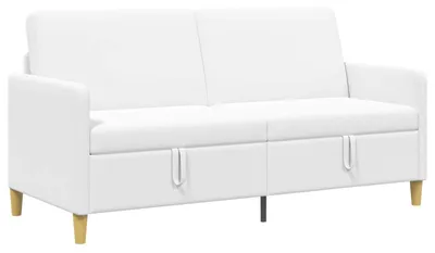 Obrázok produktu pre vidaXL Pohovka s úložným priestorom, biela, 172 x 78 x 87 cm, polyester