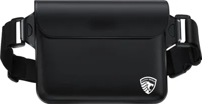 Produktbild von Dutch Shield - Wasserdichte Bauchtasche – Hüfttasche für Wasseraktivitäten, Outdoor, Wandern, Strand und Sport – Drybag PVC - Schwarz