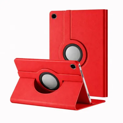 Produktbild von 360° Schutzhülle für Samsung Galaxy Tab A7 10.4 (2020) T500 T505 T507 Case Cover Drehbar Standfunktion Etui Tasche Hülle Schutz Tablet - Rot