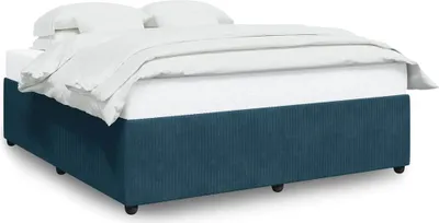Produktbild von vidaXL Bettgestell Blau 180x200 cm Samt