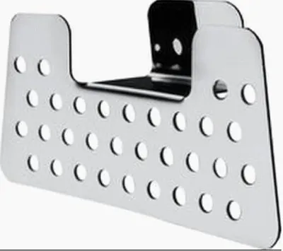 Urinalroster aus Edelstahl, 90 x 48 mm, 2 Stück