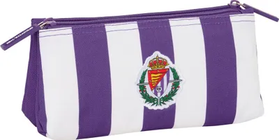 Immagine prodotto di Borsa da viaggio Real Valladolid C.F. Bianca Viola Sportiva 22 x 10 x 8 cm