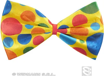 Immagine prodotto di Papillon gigante da clown colorato