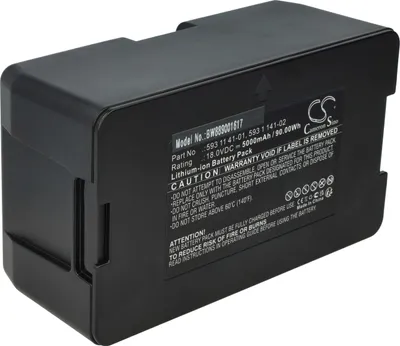 Produktbild von vhbw Akku Ersatz für Gardena 593 11 41-01, 593 11 41-02, 593 11 41-03 für Rasenmäher (5000mAh 18V Li-Ion)