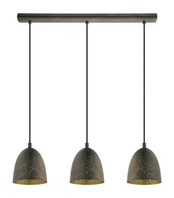 Produktbild von EGLO Safi, Flexible Halterung, Braun, Gold, Braun, Gold, Stahl, E27, AC