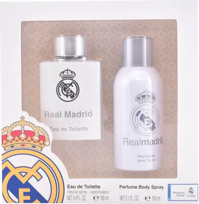Zdjęcie produktu dla Real Madrid Woda toaletowa spray 100ml Zestaw 2 artykułów