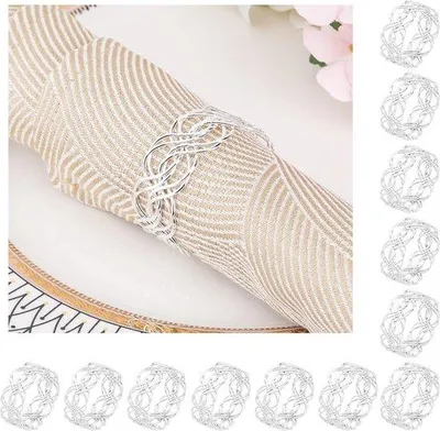 Immagine prodotto di Famanu, set di portatovaglioli - 12 pezzi, elegante e resistente