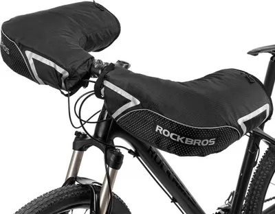 Produktbild von Handmoffen - Handwärmer Fahrrad - Handmoffen Fahrrad - Fahrradmoffen - Fahrradwanten